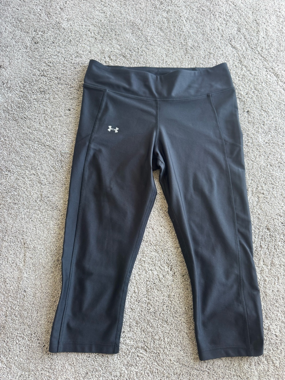 Under Armour Black Performance Leggings with Logo